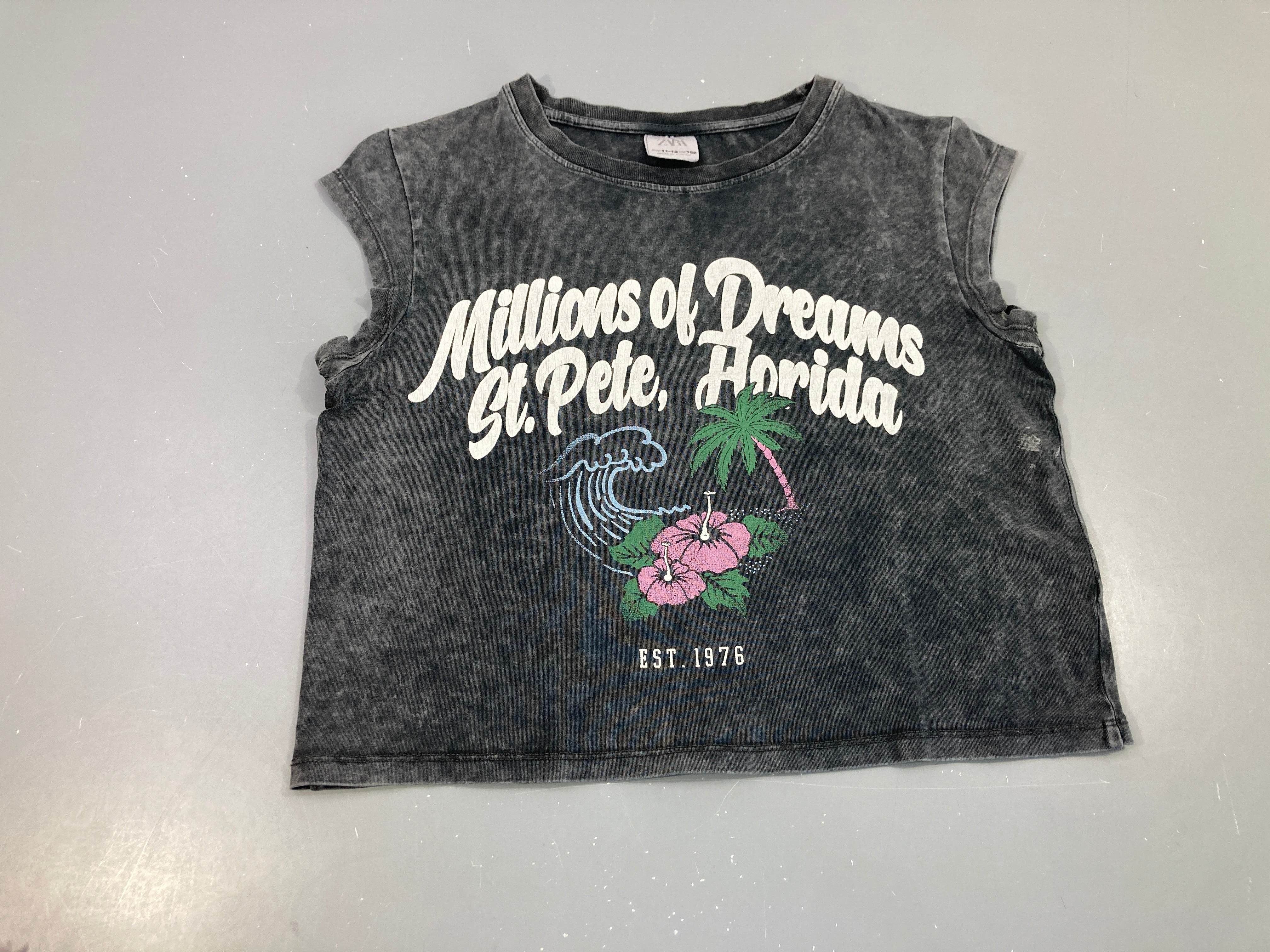 T-shirt m.c gris Millons oh dreams
