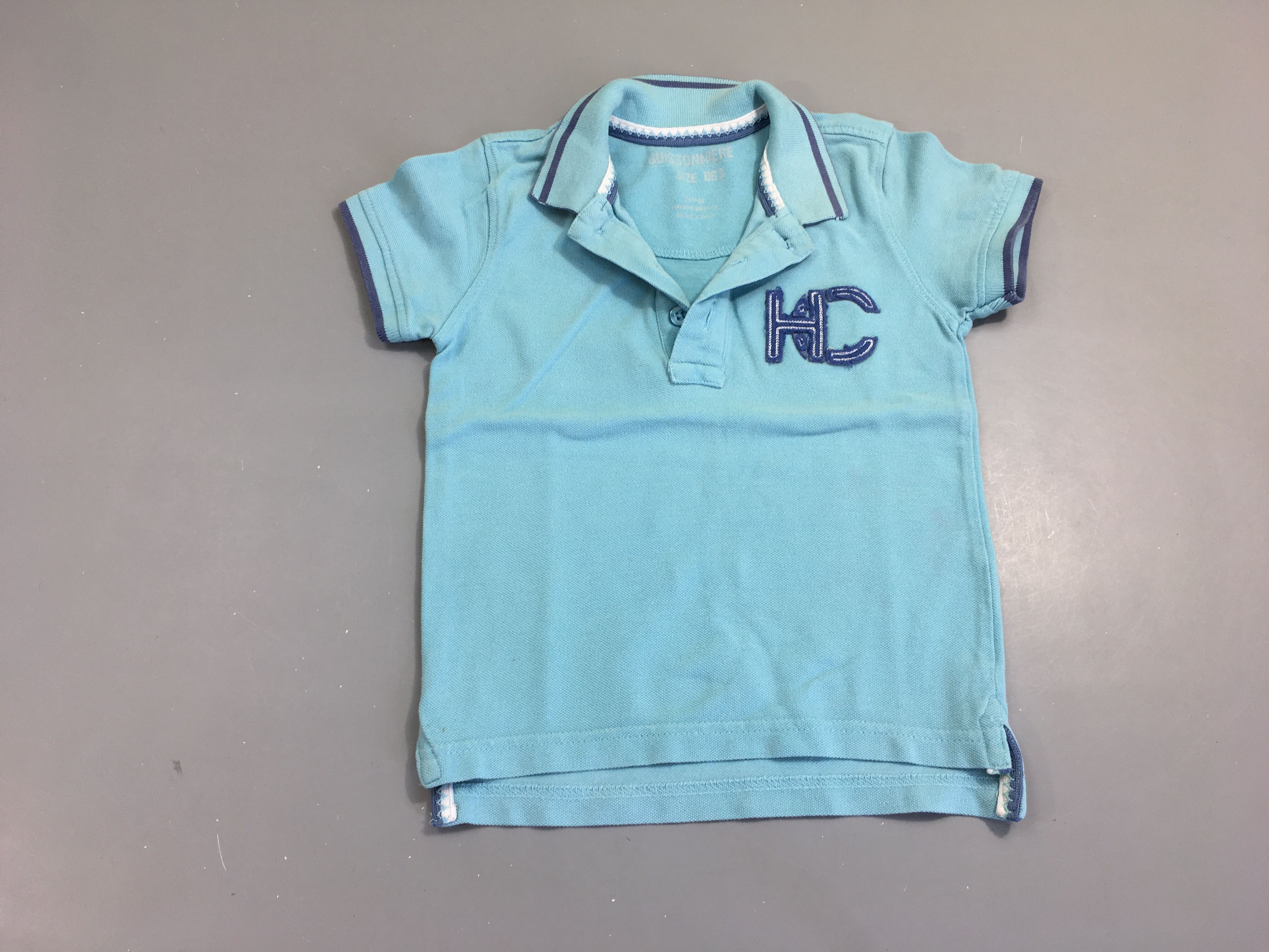 Polo m.c bleu clair HC
