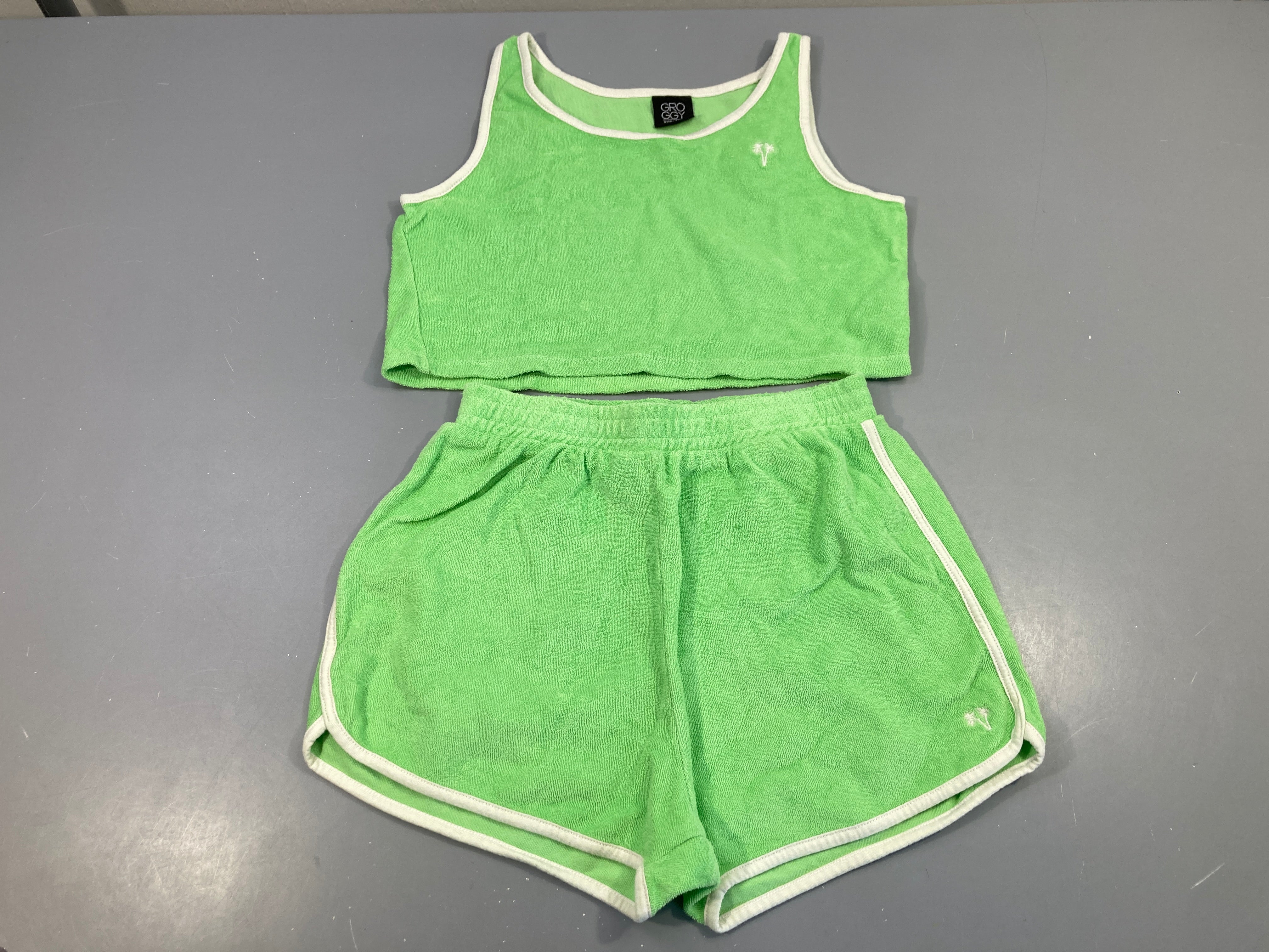 Ensemble éponge vert