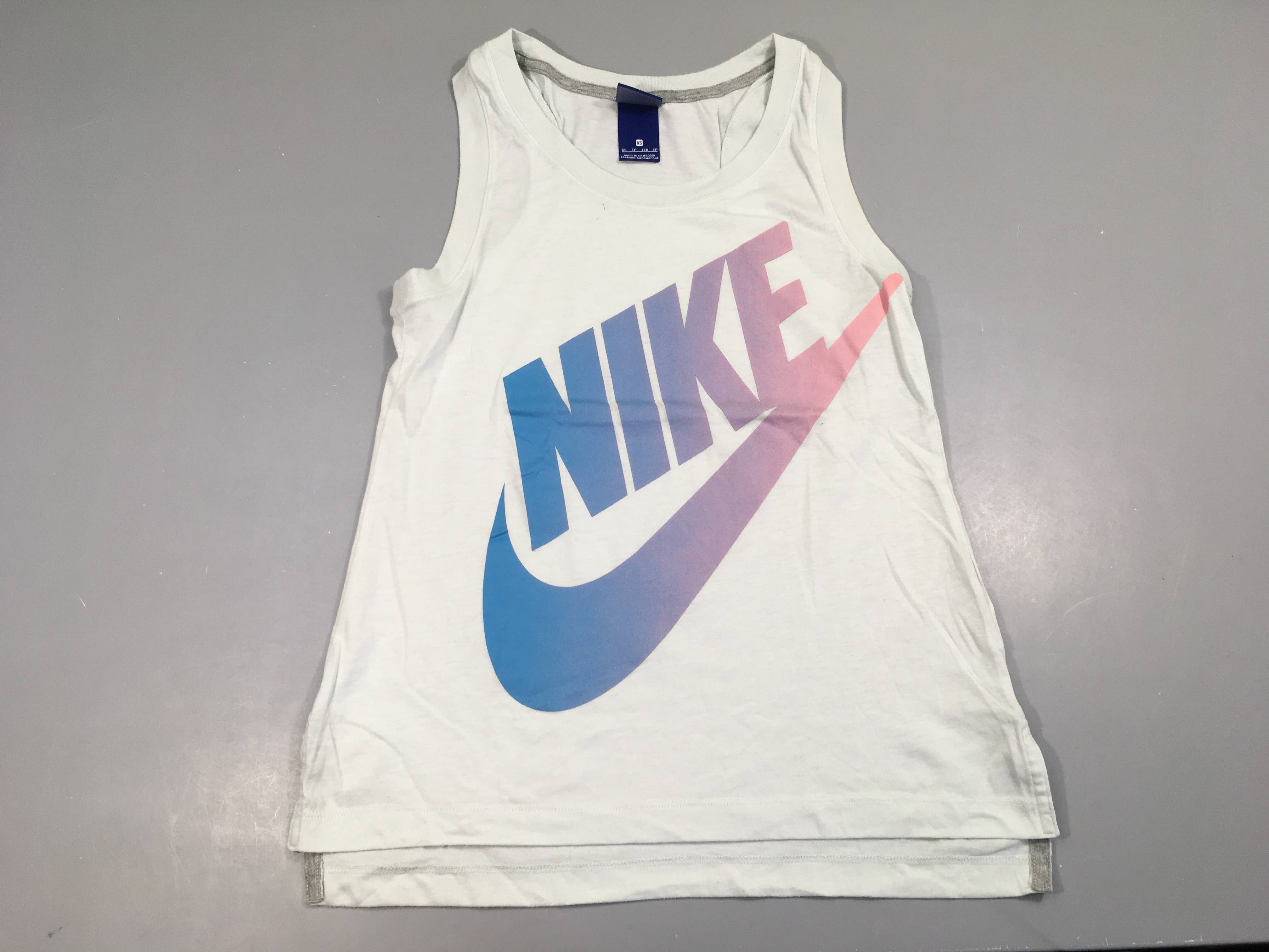Débardeur gris clair NIKE, bouloché