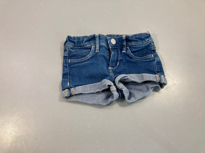 Short denim à revers, moins cher chez Petit Kiwi