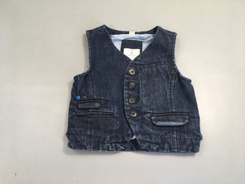 Gilet de costume s.m en jean foncé
