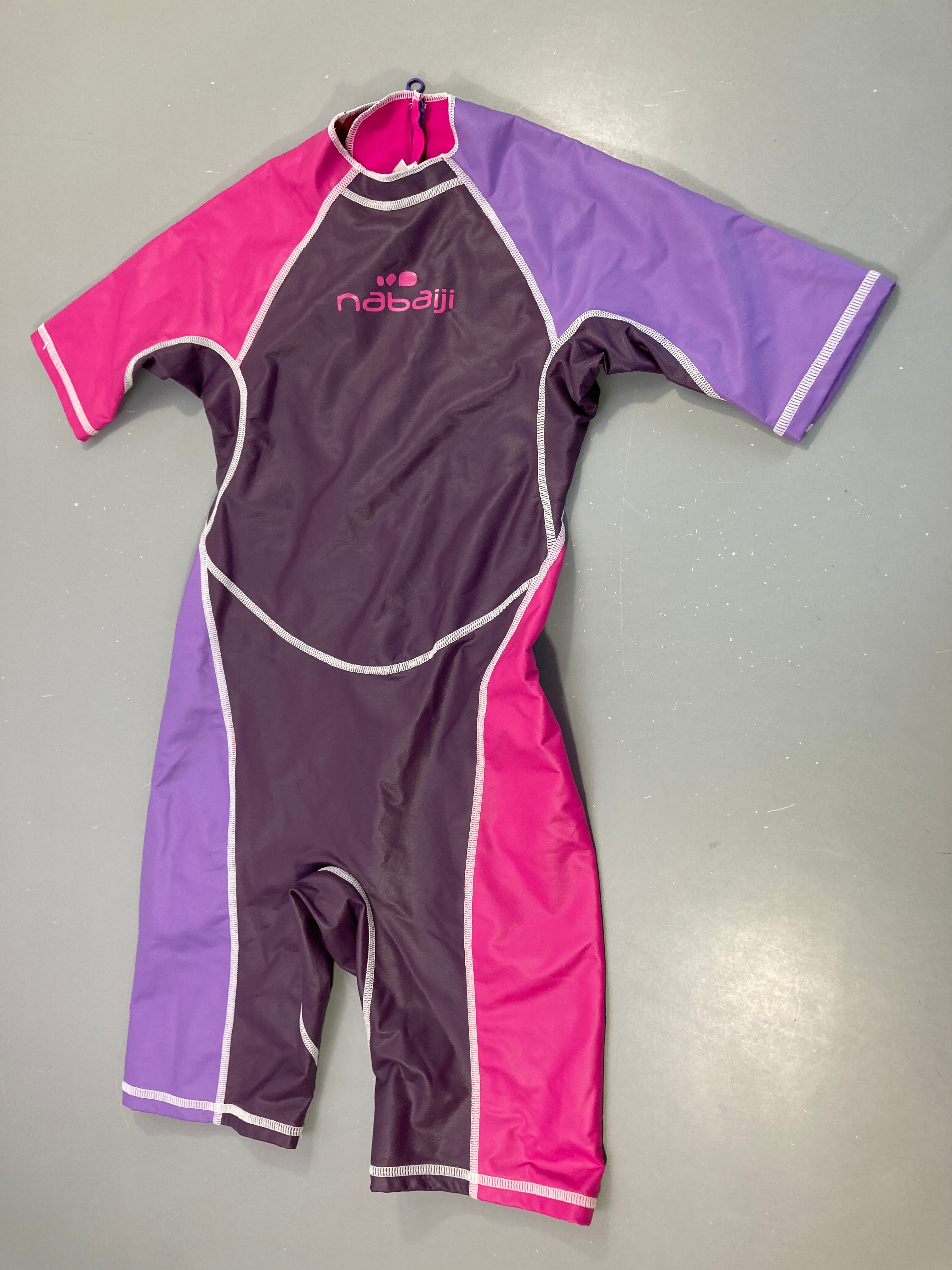 Combi anti-uv anti froid rose/mauve