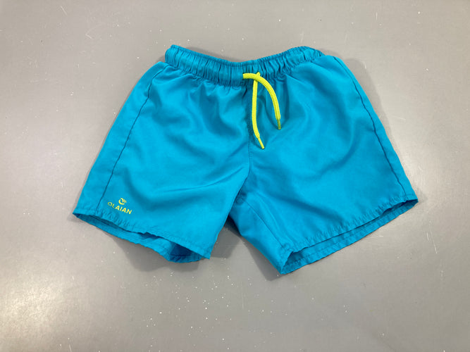 Maillot short turquoise Olaian, moins cher chez Petit Kiwi
