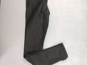 Pantalon enduit noir
