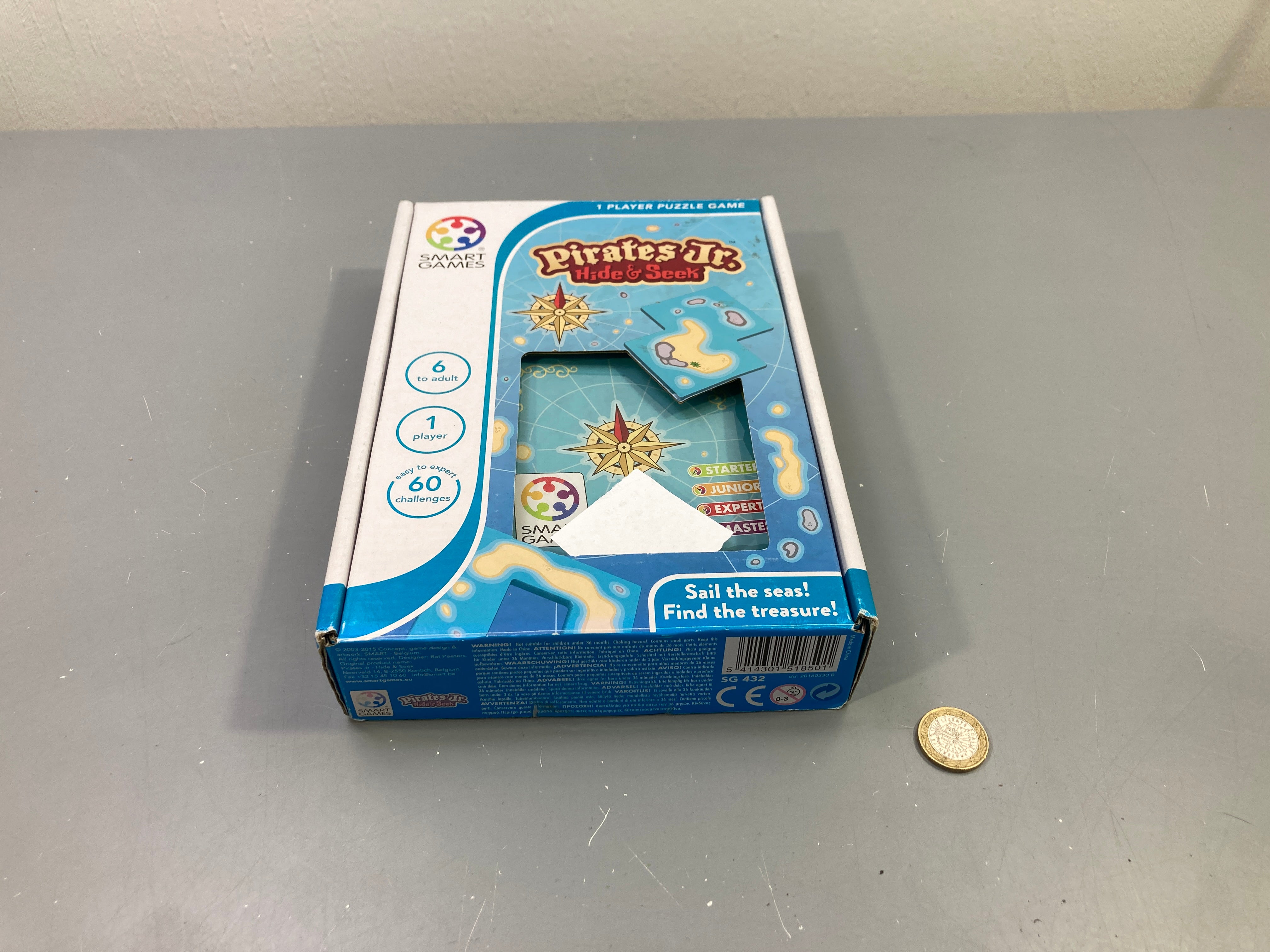 Jeu de réflexion pirates et îles, livret défis, en boîte, Smart Games