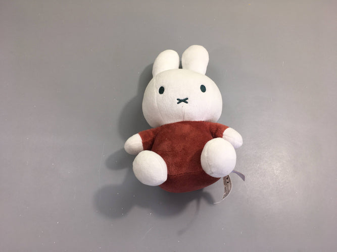 Peluche Miffy grelot, moins cher chez Petit Kiwi