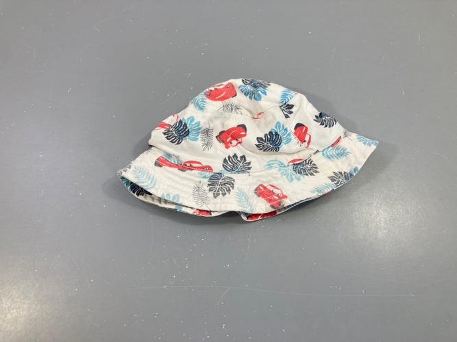 Chapeau blanc Cars, décoloré, moins cher chez Petit Kiwi