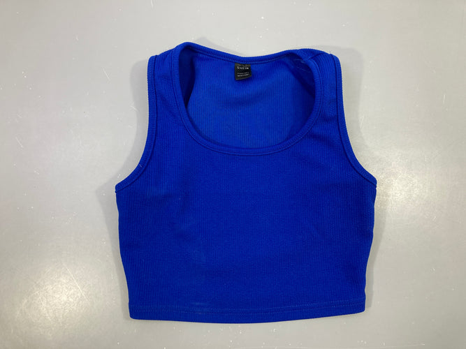 T-shirt s.m cropped côtelé noir, moins cher chez Petit Kiwi