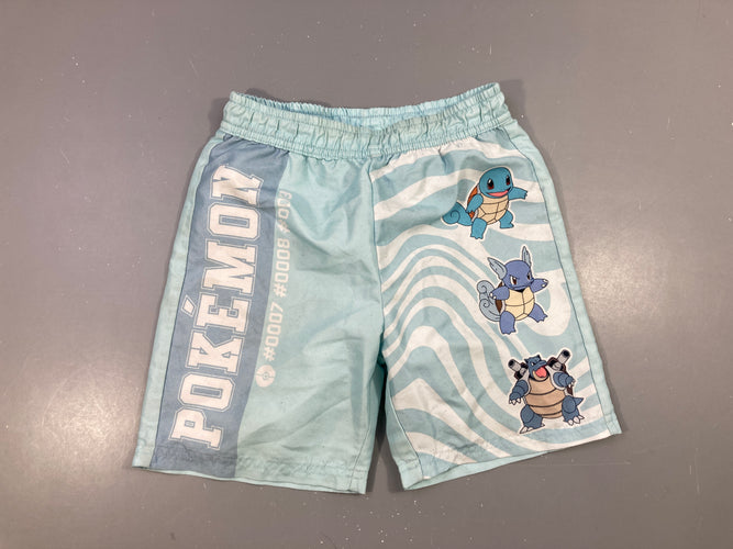 Maillot short bleu clair Pokemon, moins cher chez Petit Kiwi