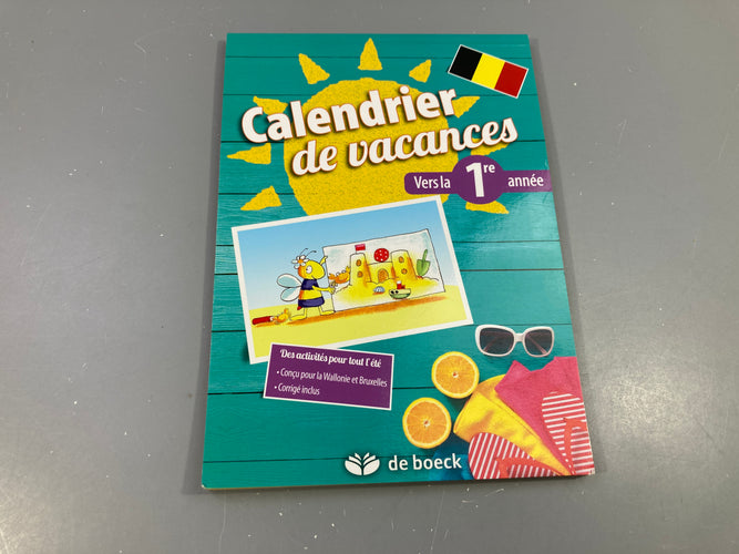Calendrier de vancances vers la 1ère année, moins cher chez Petit Kiwi