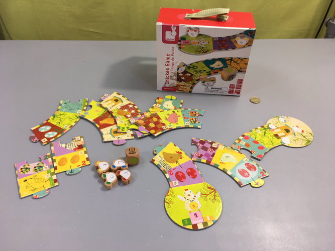 Jeu des poulettes, + 3a - complet, boite un peu abîmée, moins cher chez Petit Kiwi