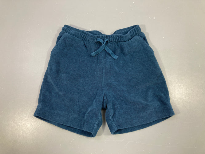 Short éponge bleu foncé, moins cher chez Petit Kiwi