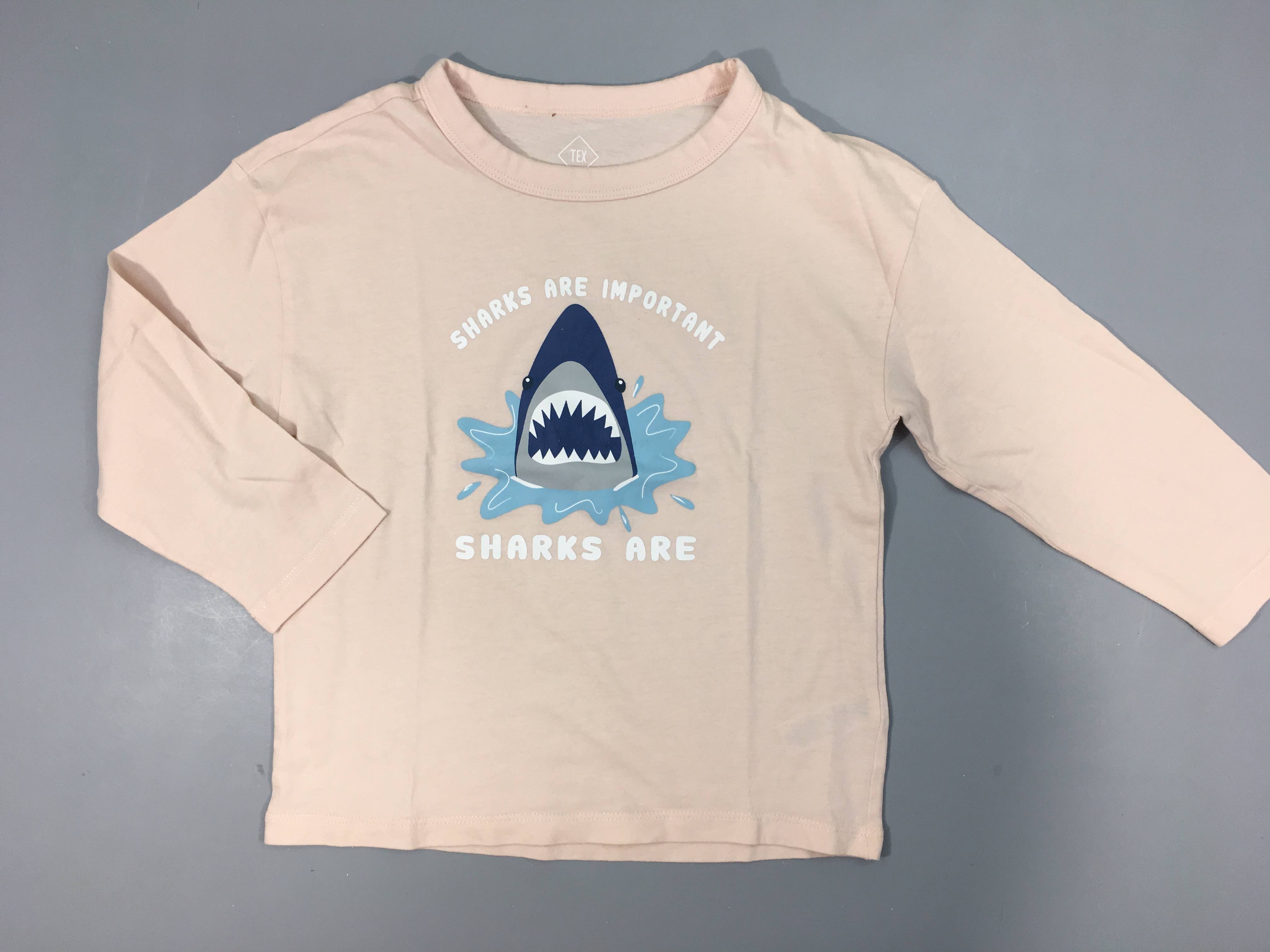 T-shirt m.l rose requin