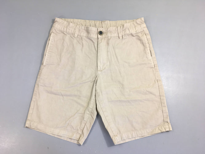 Bermuda beige, moins cher chez Petit Kiwi