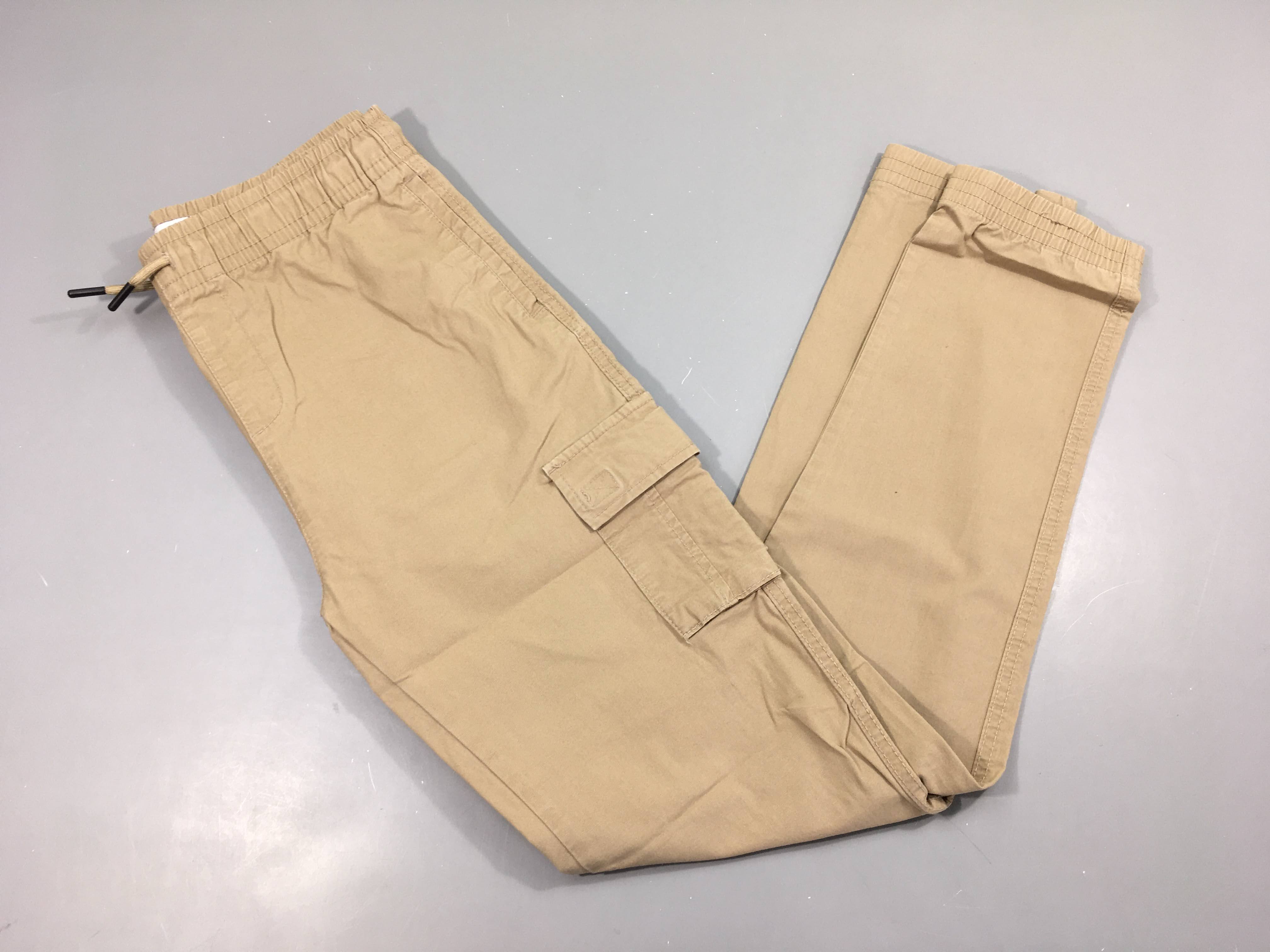 Pantalon cargo jogger beige