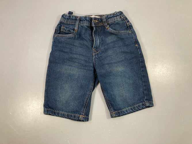 Bermuda en jean foncé, moins cher chez Petit Kiwi