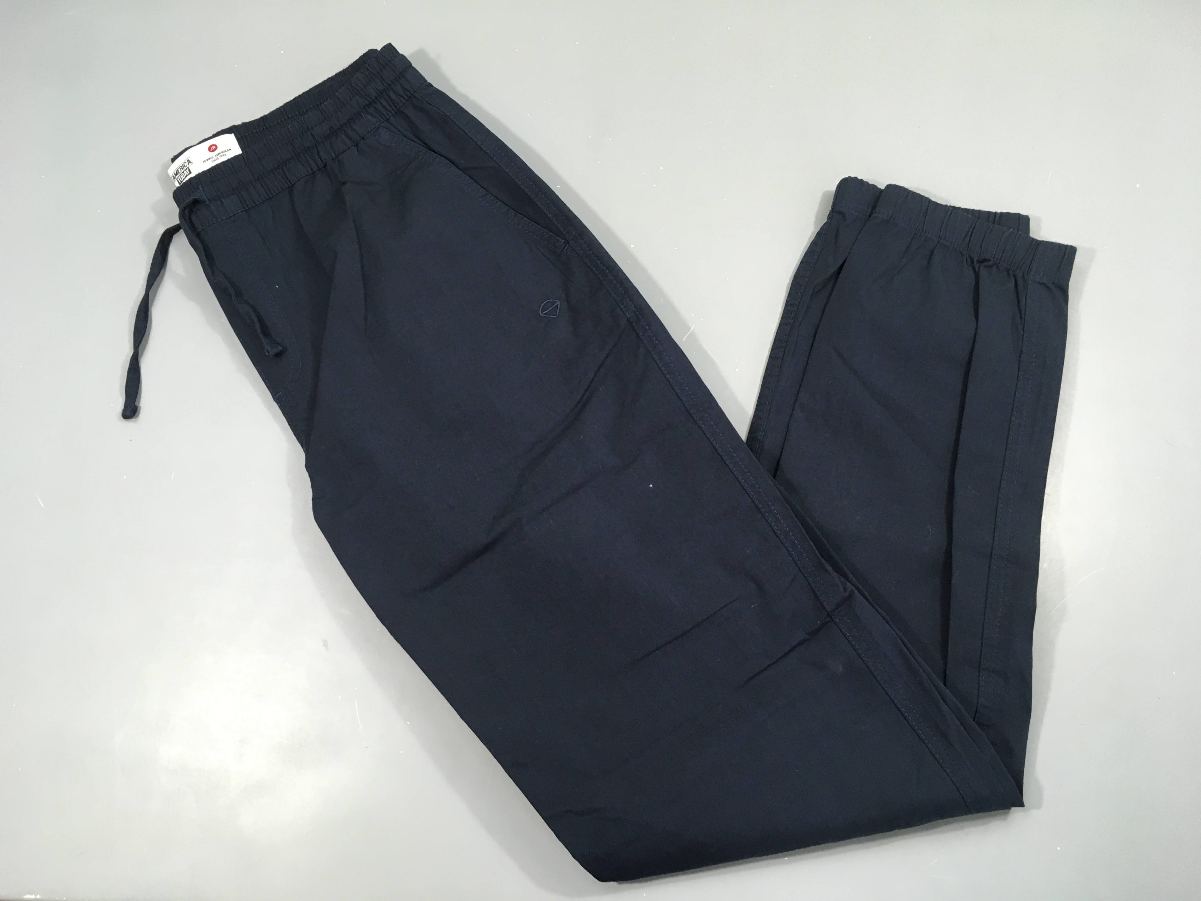 Neuf-Pantalon Tapered bleu foncé