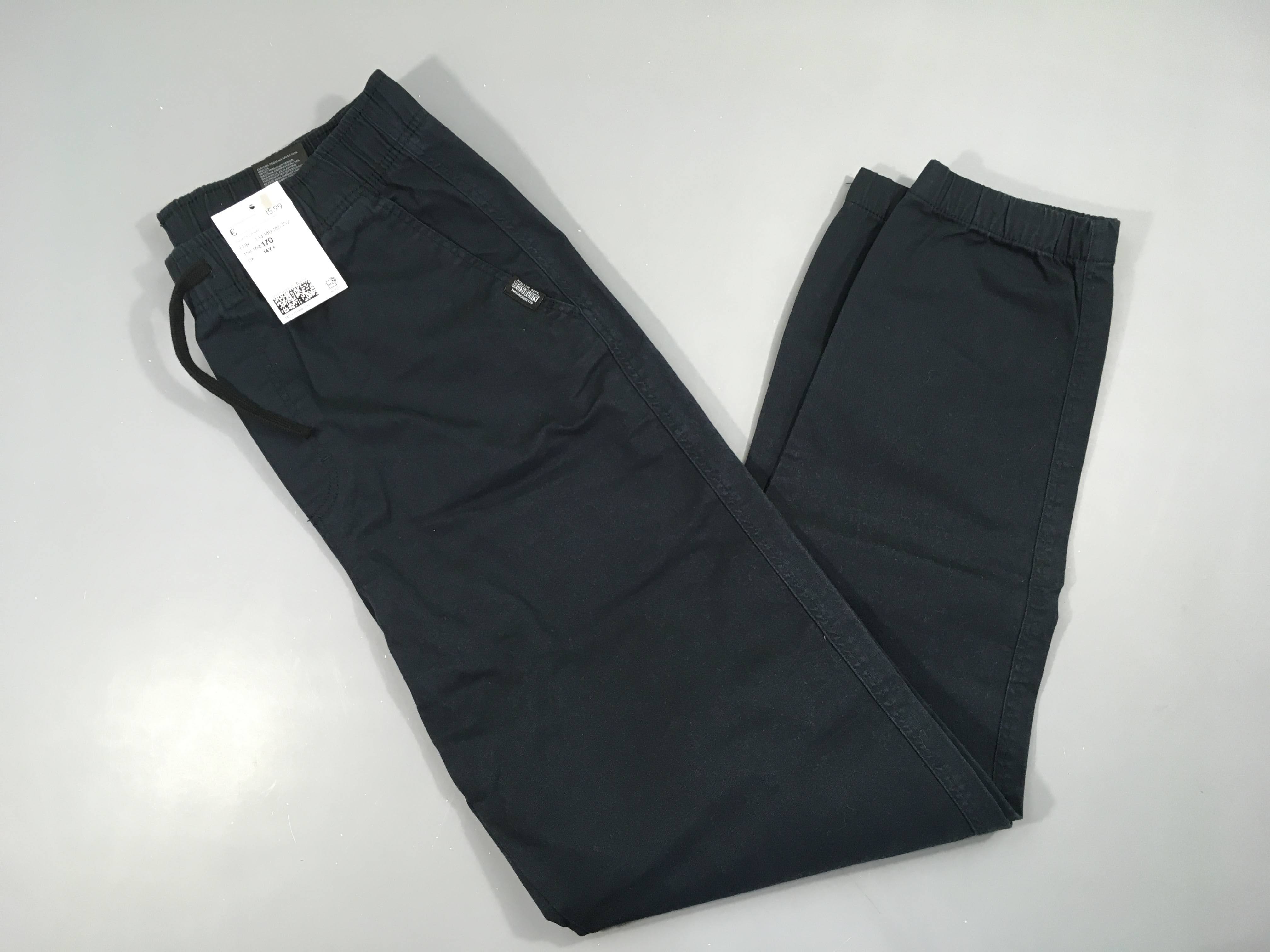 Neuf-Pantalon  bleu marine Jogger Pull-on Regular Fit