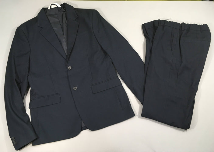 Costume 2 pcs bleu marine, moins cher chez Petit Kiwi