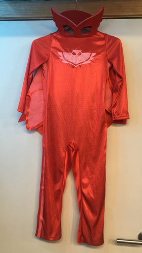 Déguisement Bibou les pyjamasques rouge + masque, moins cher chez Petit Kiwi