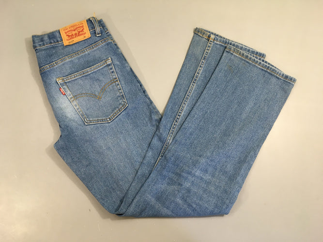 Jeans 551Z, authentic straight, arrière un peu usé, moins cher chez Petit Kiwi