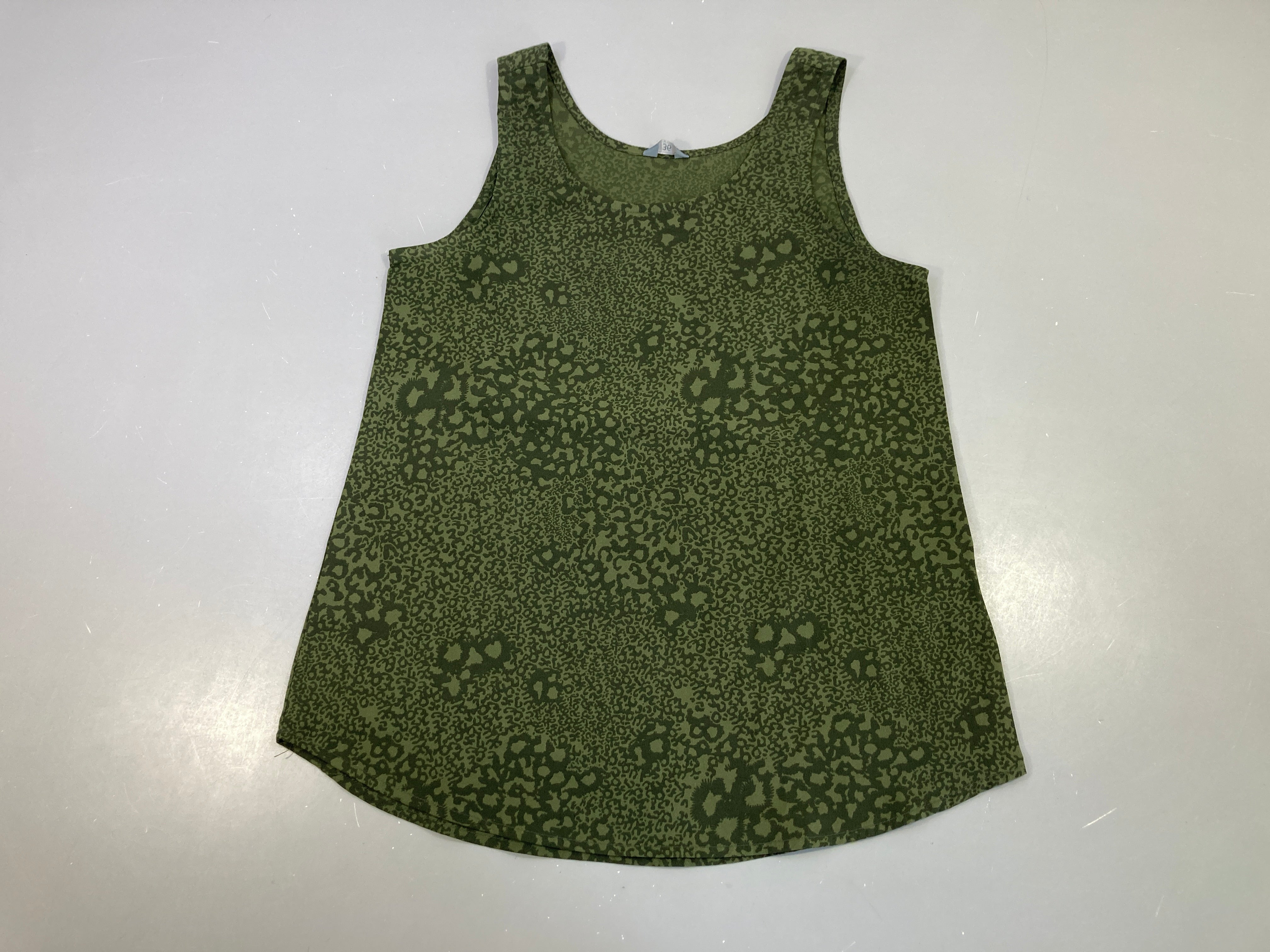 Blouse s.m kaki motifs