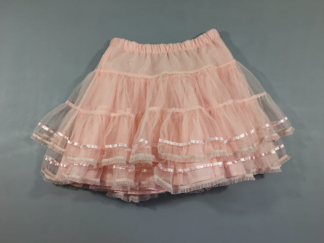 Jupe tulle rose volants, moins cher chez Petit Kiwi