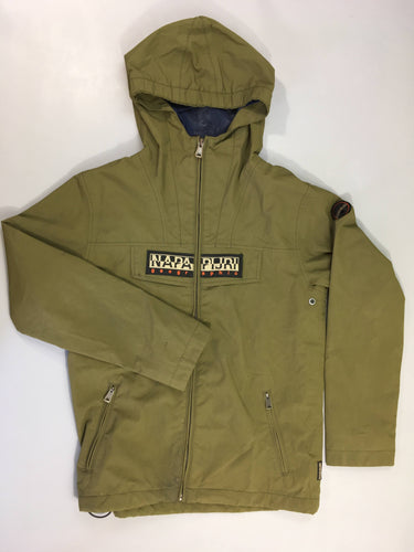 Veste kaki, Taped Seams, Napapijri, tachée, moins cher chez Petit Kiwi