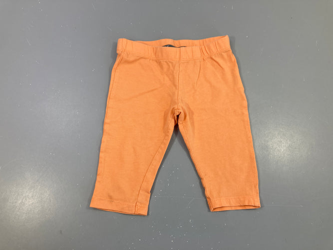 Legging court orange, moins cher chez Petit Kiwi