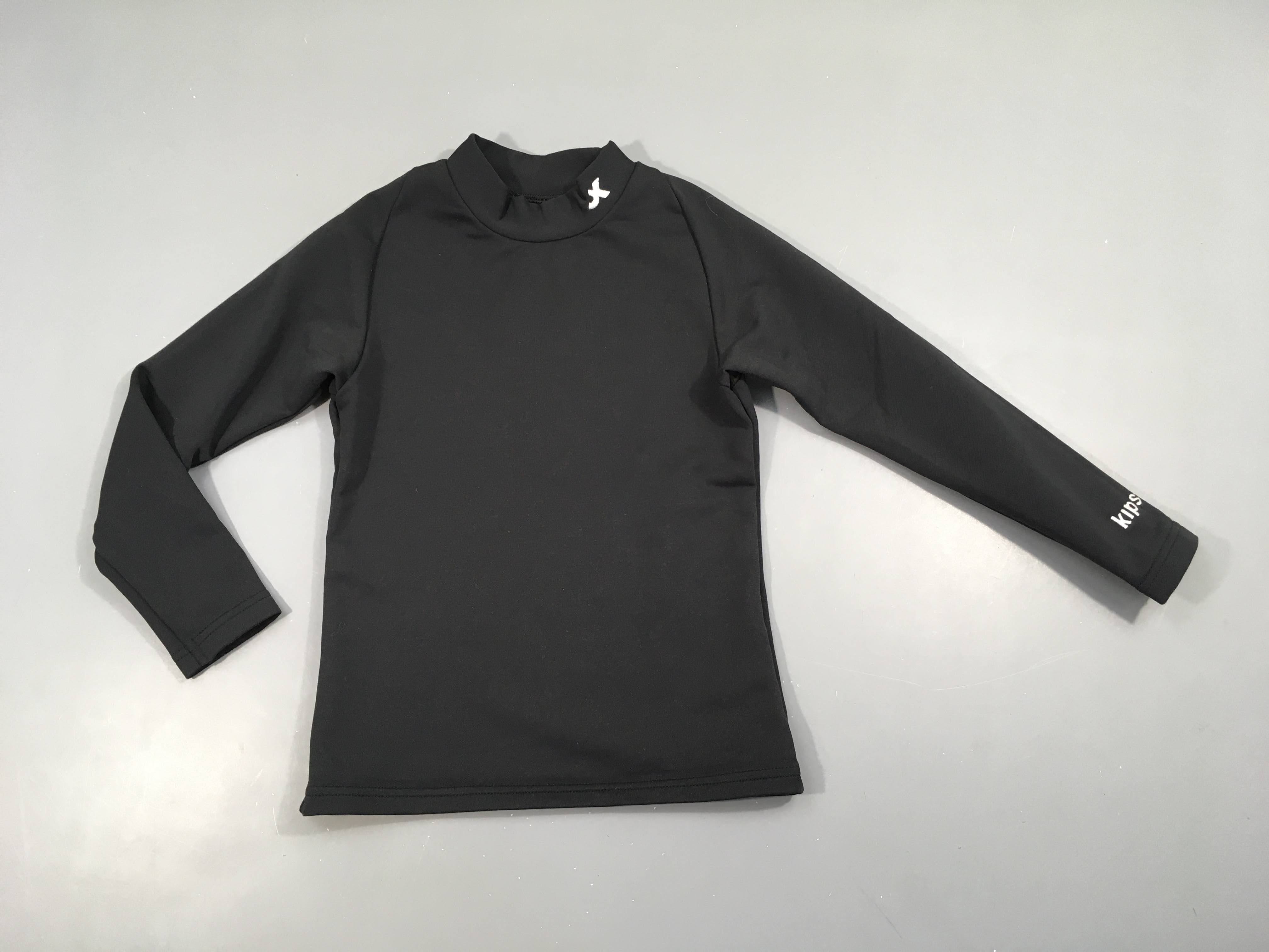 T-shirt m.l de sport noir Kipsta