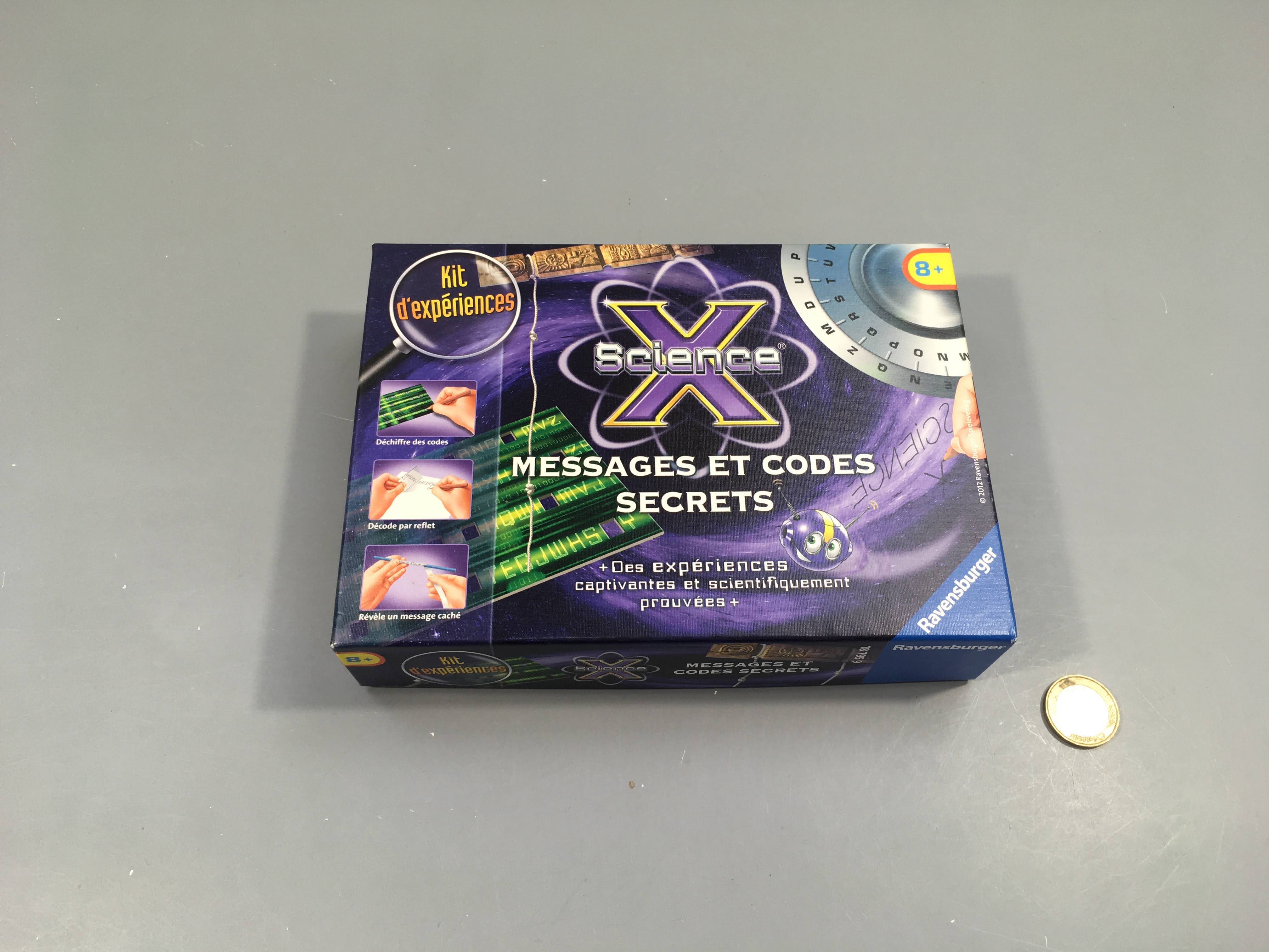 Messages et codes secrets, manque juste une feuille blanche, +8a