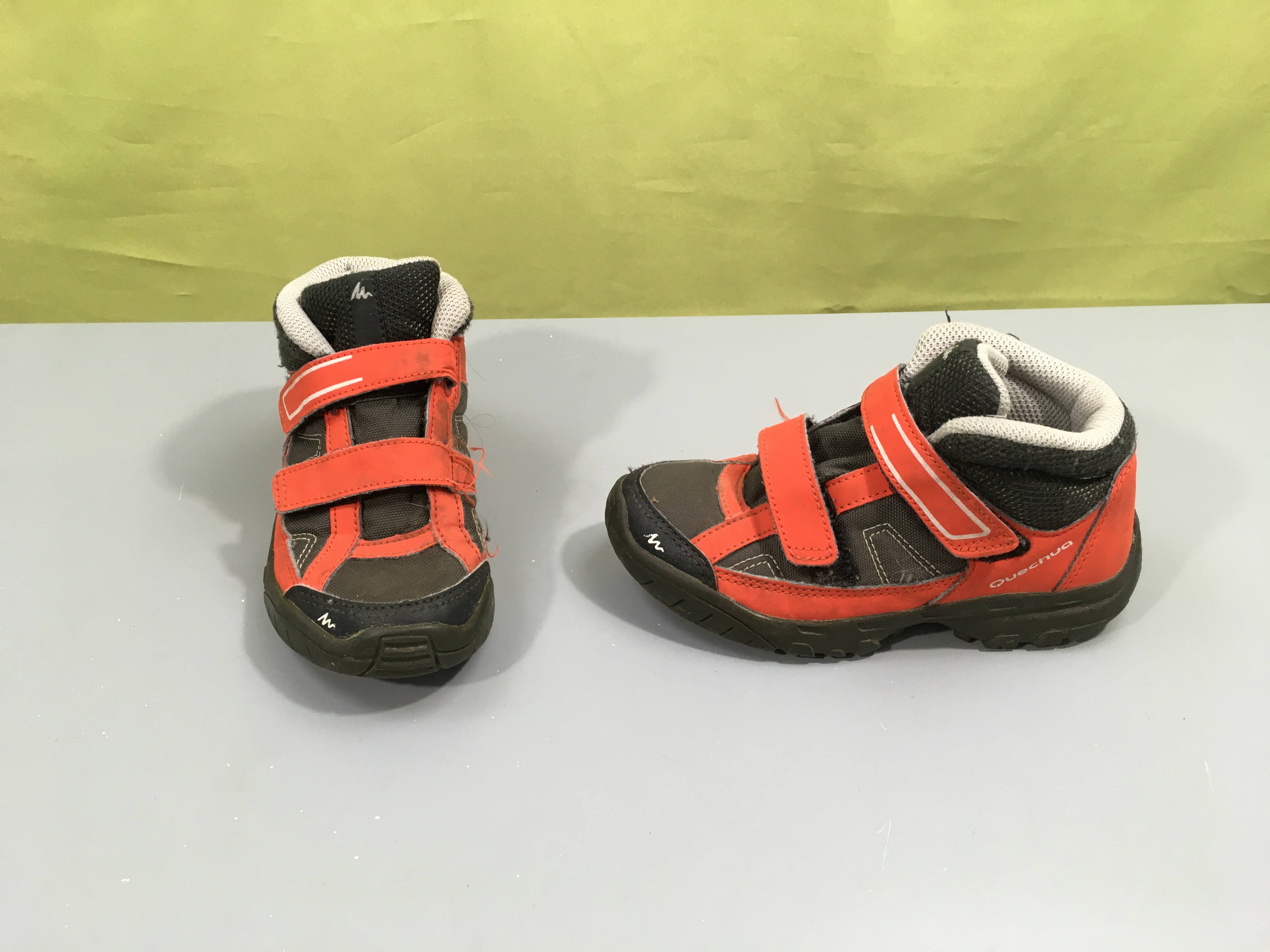 Bottines de randonnée rouge/gris ARP 50MID, 29