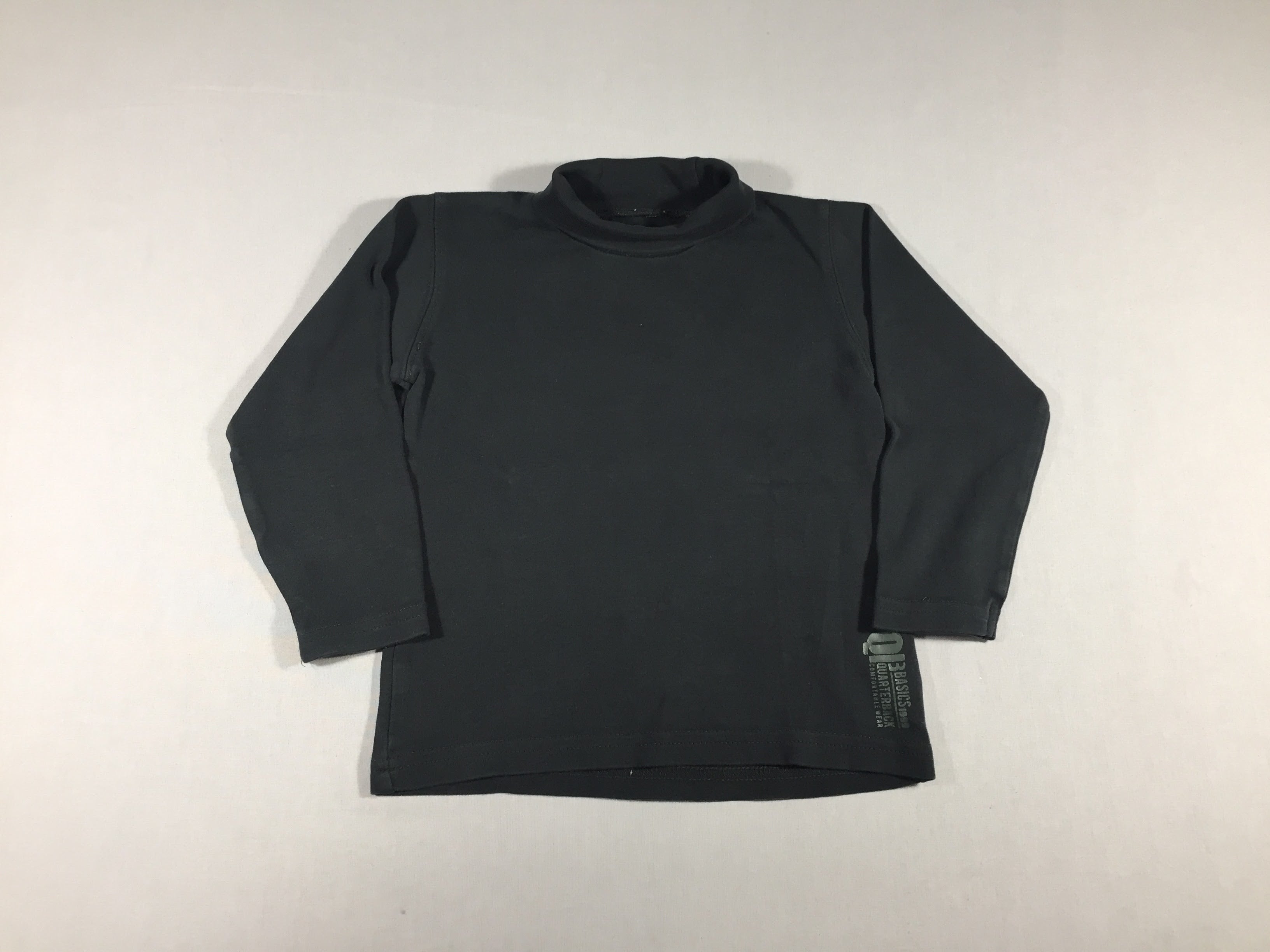 T-shirt col roulé bleu marine