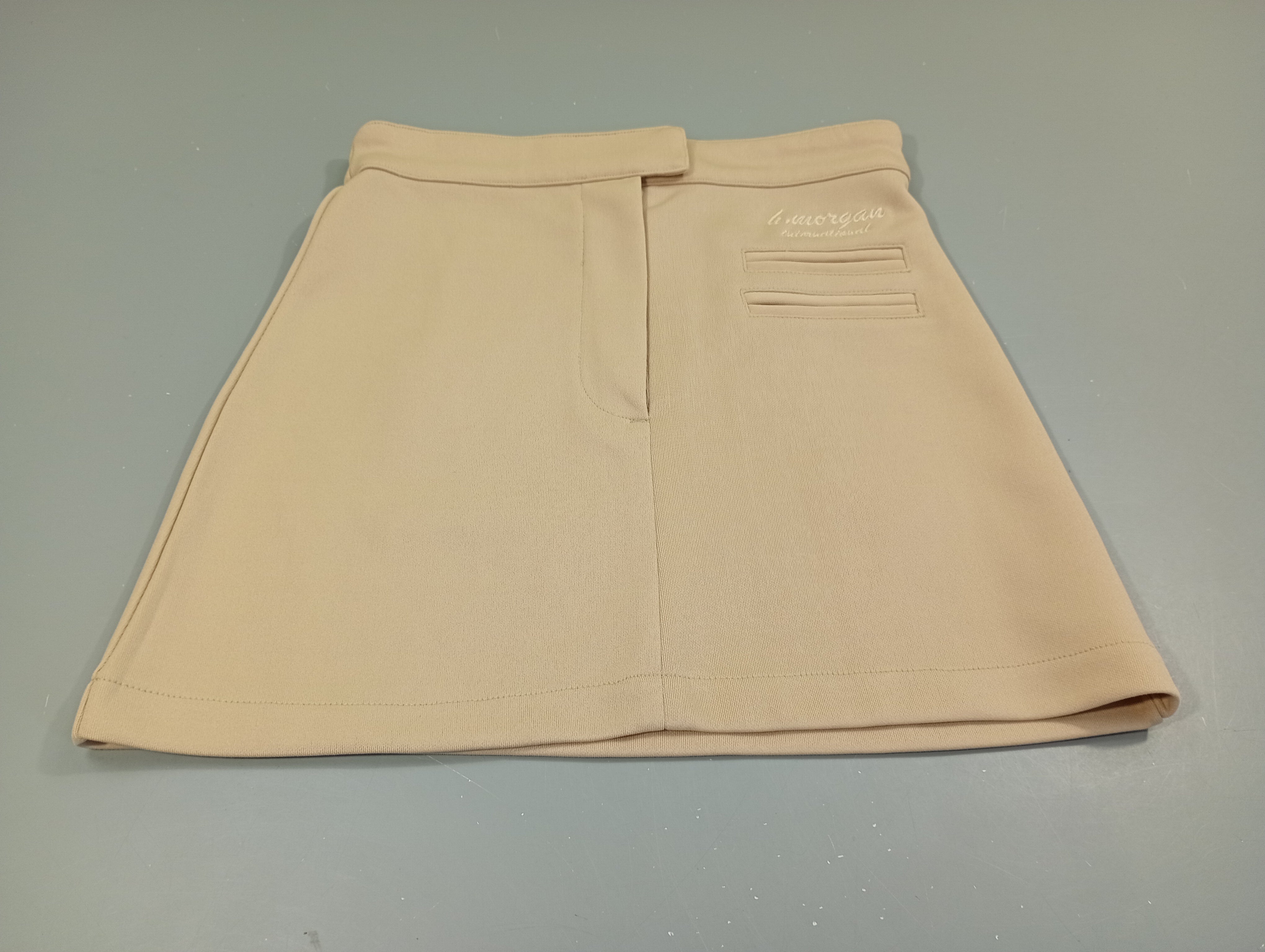 Jupe beige chino 