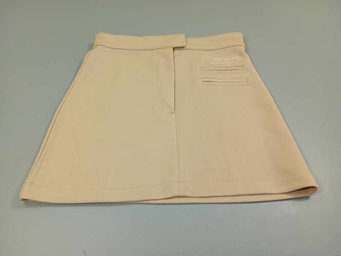 Jupe beige chino "H Morgan", moins cher chez Petit Kiwi
