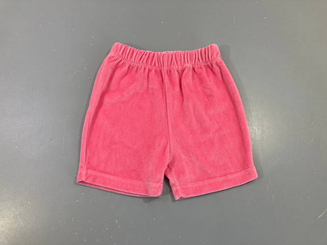 Short velours rose, moins cher chez Petit Kiwi