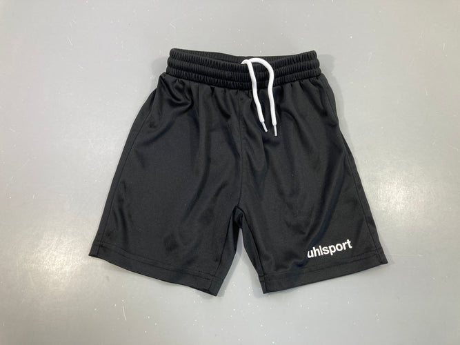 Short de sport noir uhlsport (Taille petit niveau de la taille!), moins cher chez Petit Kiwi