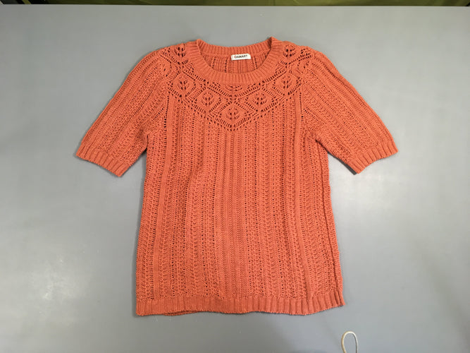 Pull m.c mailles saumon, moins cher chez Petit Kiwi