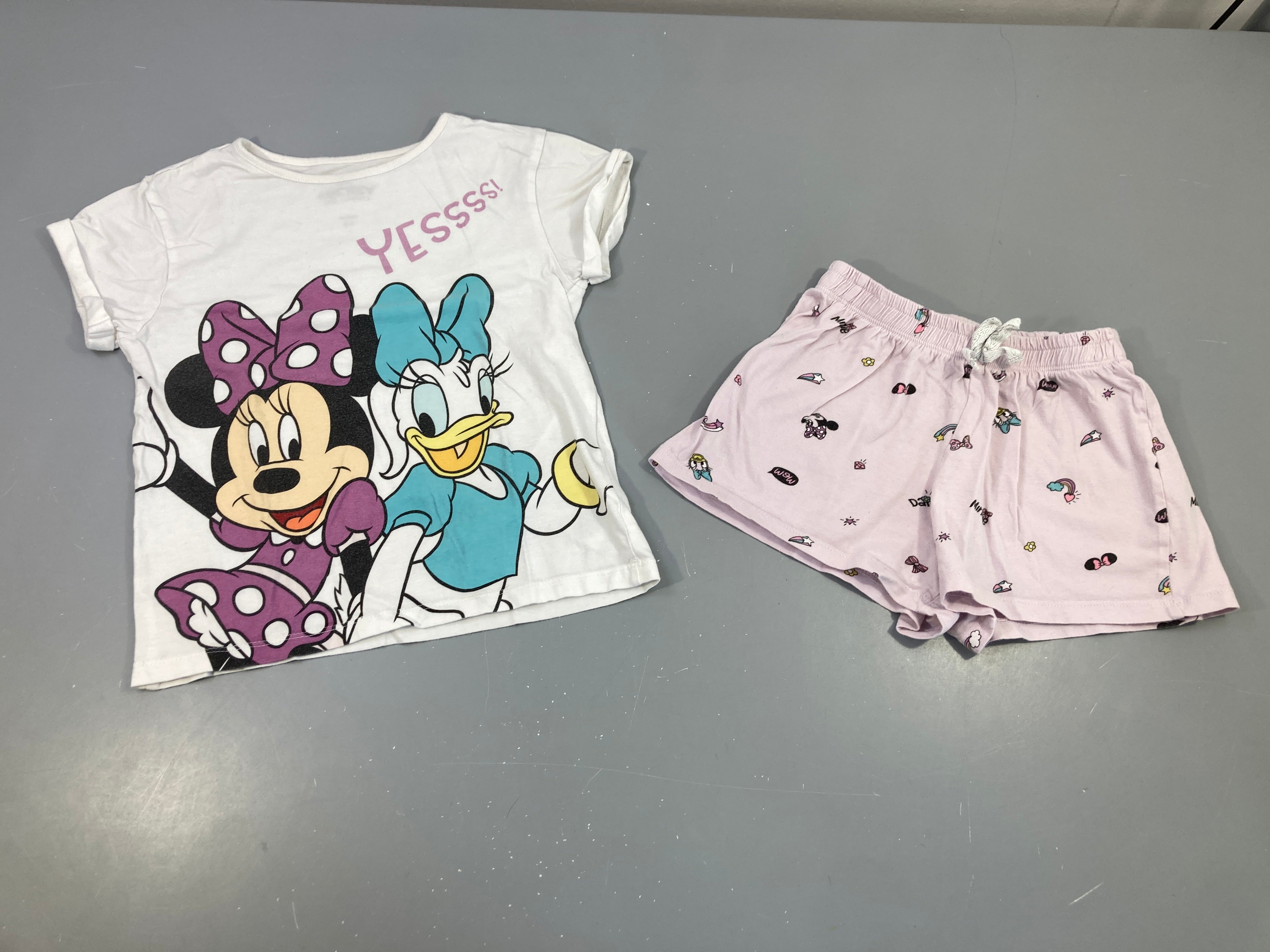 Pyjashort 2pcs jersey  Minnie Daisy bouloché