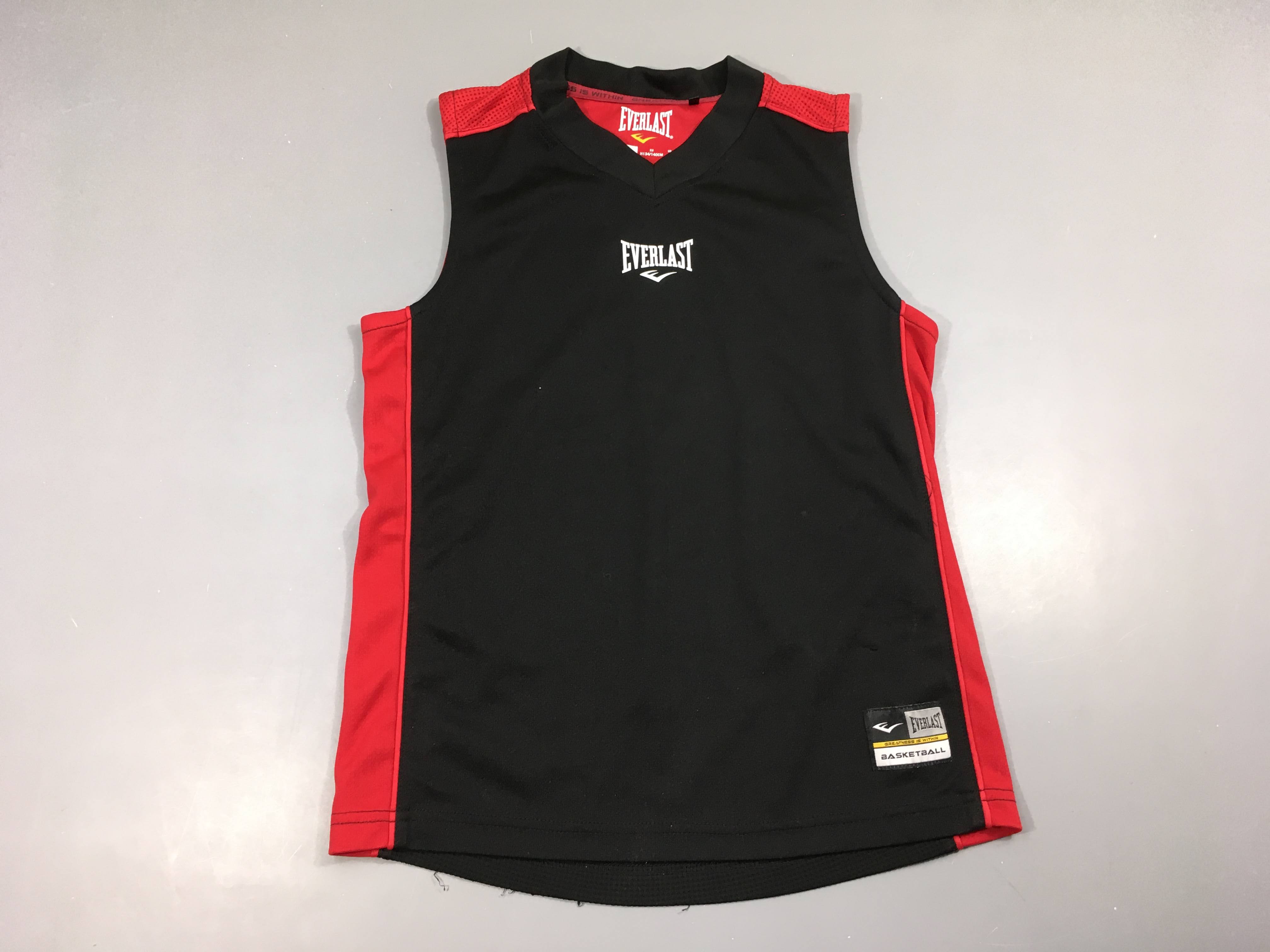 Débardeur de sport noir-rouge