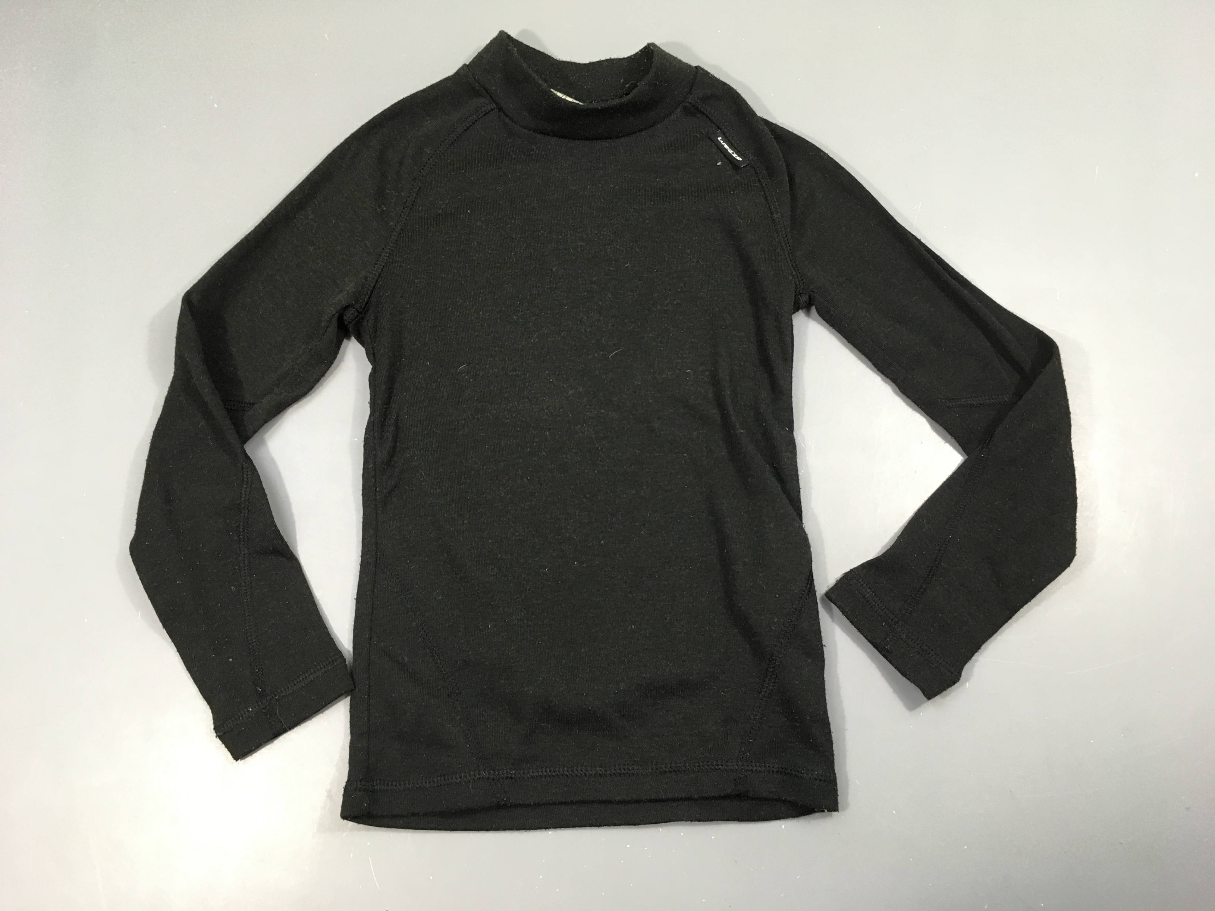 T-shirt m.l thermique noir, Wed'ze