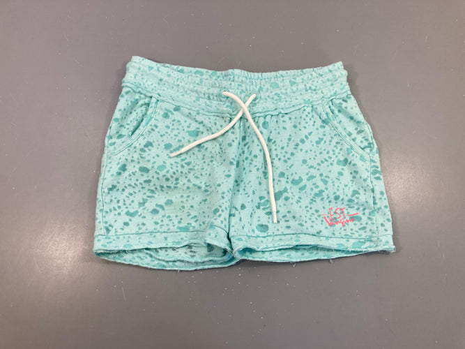 Short molleton bleu clair effet ajouré, moins cher chez Petit Kiwi