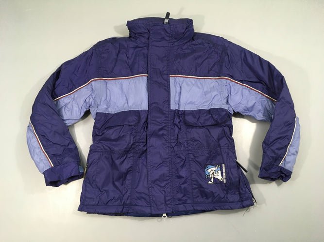 Veste violette capuche repliable dans la nuque, Harr.y's horse, moins cher chez Petit Kiwi