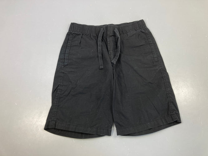 Bermuda noir taille élastique, moins cher chez Petit Kiwi