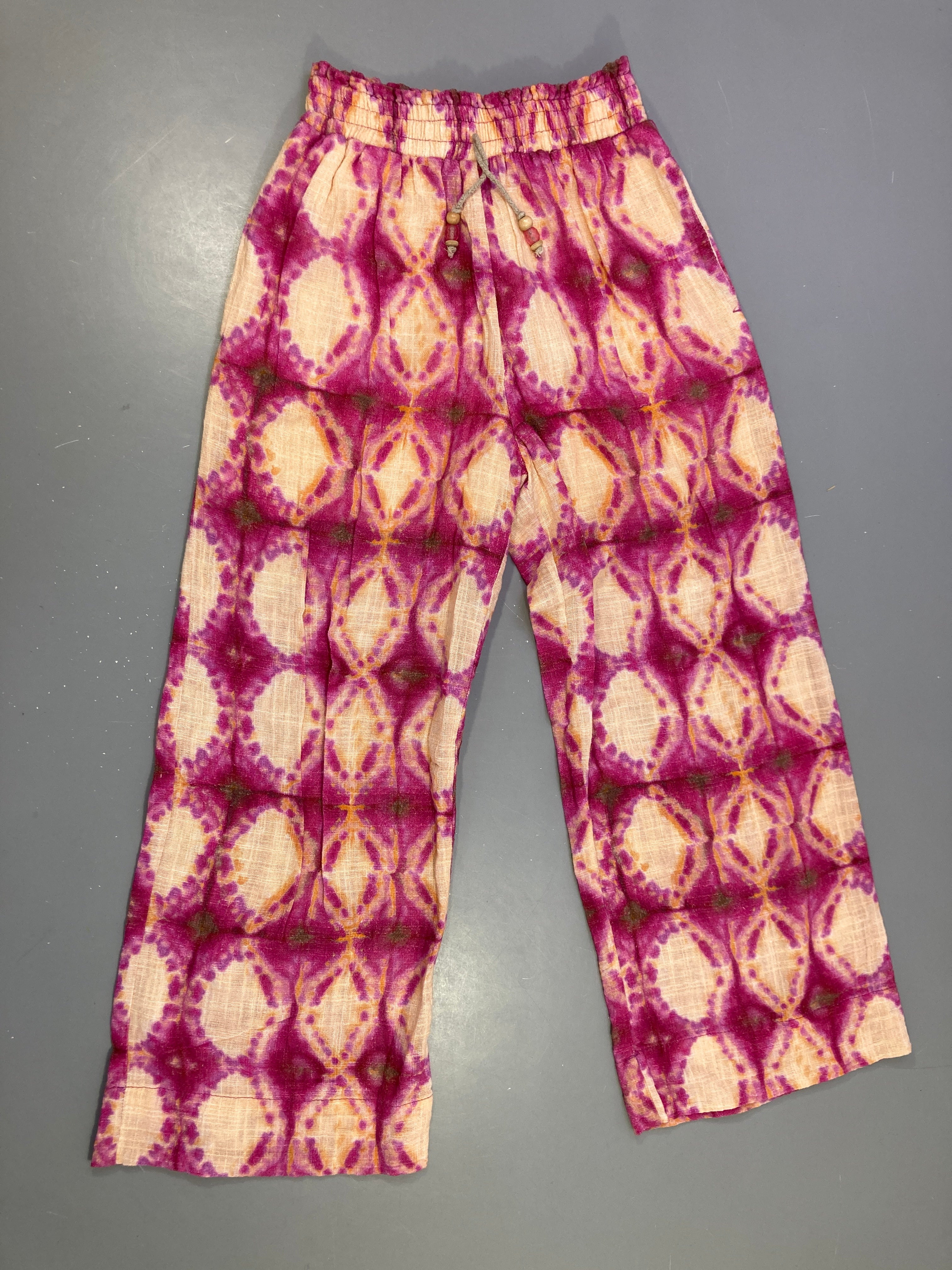 Pantalon rose effet