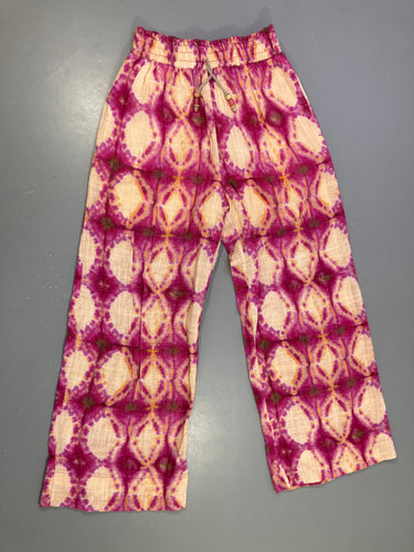 Pantalon rose effet, moins cher chez Petit Kiwi