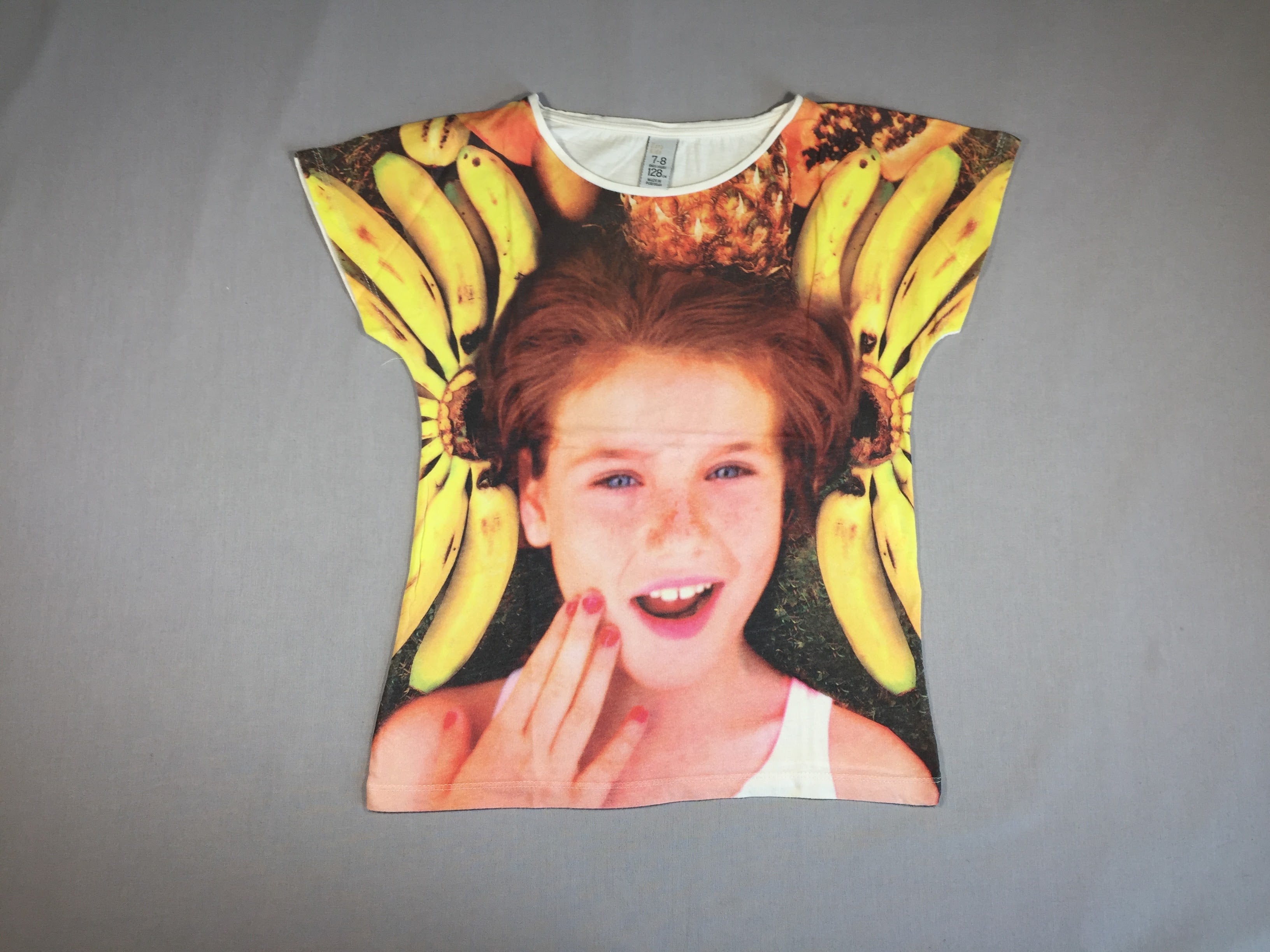T-shirt m.c Visage fille