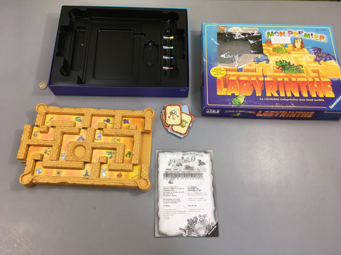 Labyrinthe 4-7ans, boite abimée Complet, moins cher chez Petit Kiwi