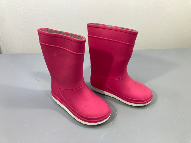 Bottes rose Tribord, moins cher chez Petit Kiwi
